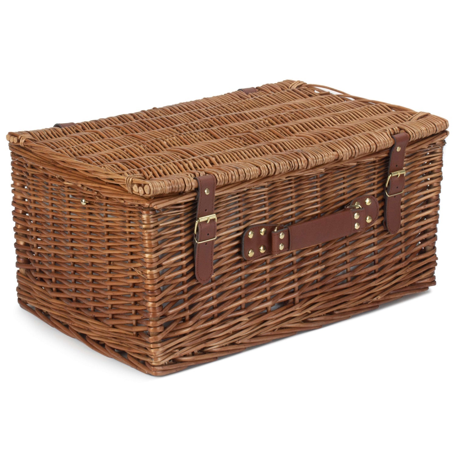 6 Person Green Tweed Classic Picnic Hamper - REGN