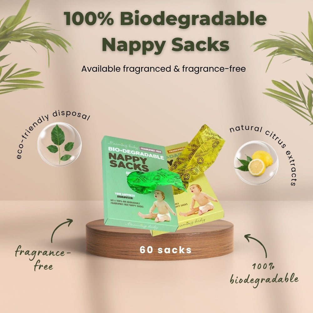 60 Pack of Biodegradable Nappy Sacks - REGN