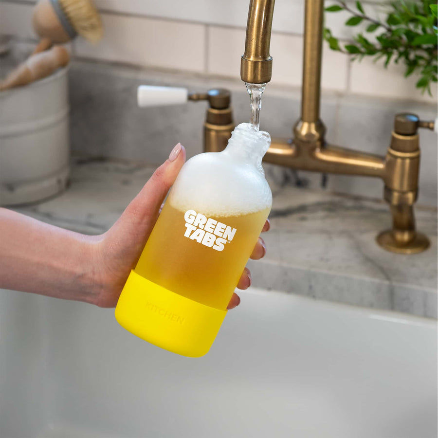 Plant-Powered Kitchen Degreaser GreenTabs™ – Plastic-Free, Vegan & Eco-Friendly Starter Kit