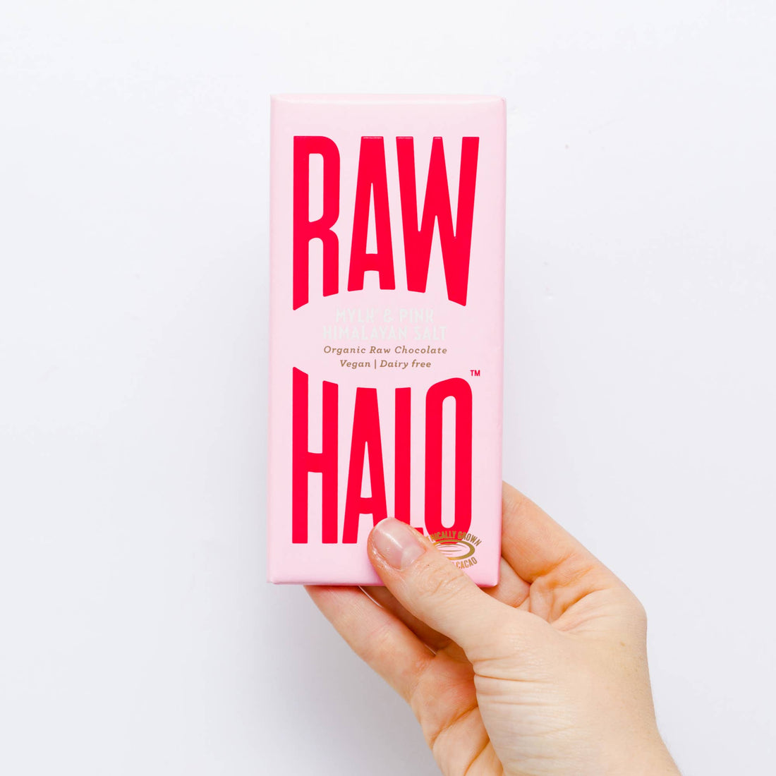 Organic Vegan Mylk Chocolate with Pink Himalayan Salt 70g
