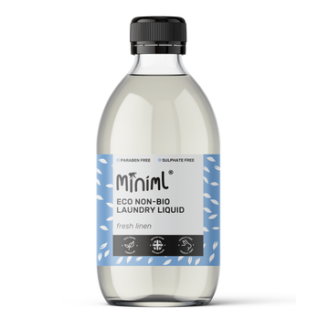 Fresh Linen Non-Bio Laundry Liquid – 500ml Refillable Glass Bottle