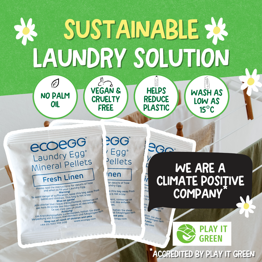 EcoEgg Enzyme Laundry Detergent – Sensitive Skin, Aquatic-Friendly, Vegan Formula