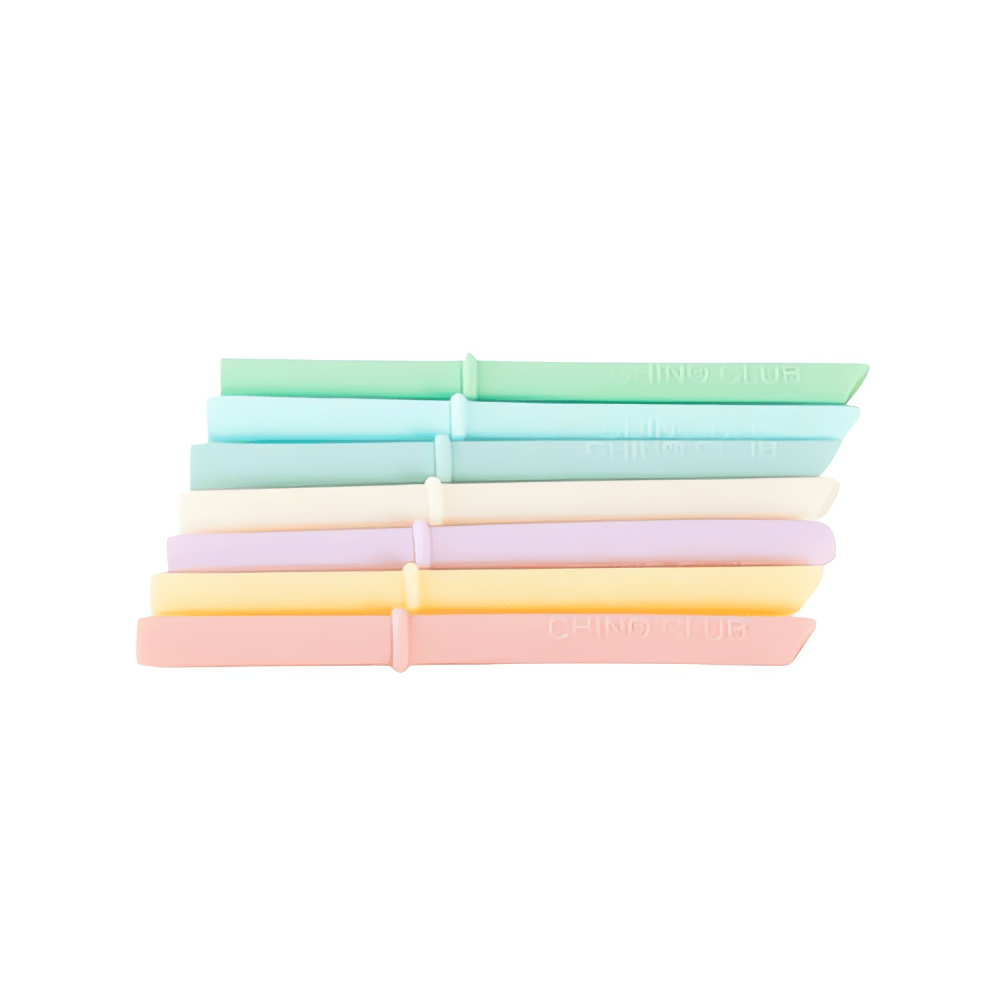 7 x Silicone Mixed Straws with Stoppers Bundle - REGN