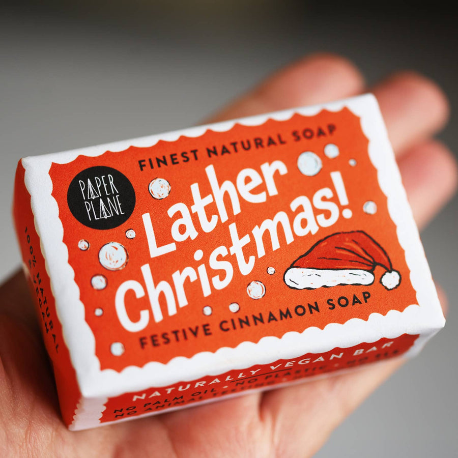 Natural Vegan Christmas Soap Bar – Cinnamon Gingerbread Scent