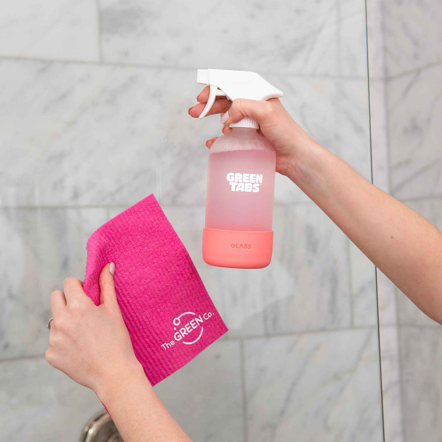 Plant-Powered Glass Cleaner GreenTabs™ – Plastic-Free, Vegan & Eco-Friendly Starter Kit
