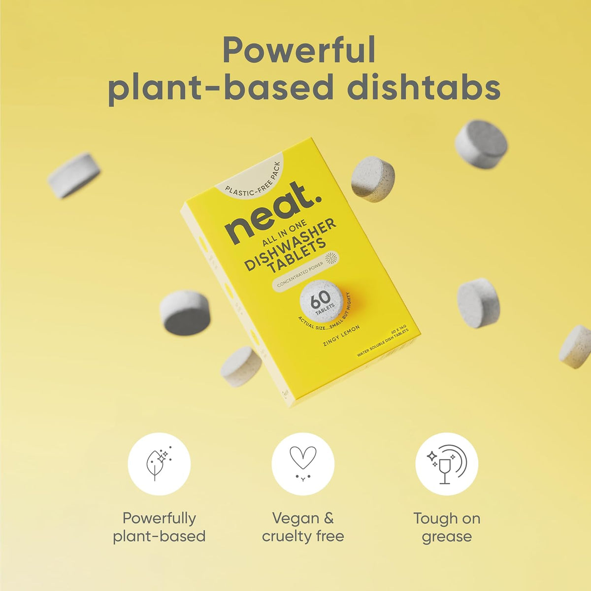 Neat Dishwasher Tablets - 60 Pack