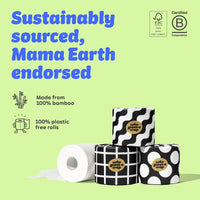 Extra Soft Bamboo Toilet Roll | Double Length 8 Pack