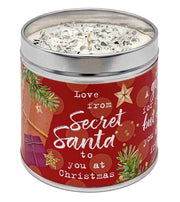 Just Because Festive Secret Santa Candle | Cranberries & Orange
