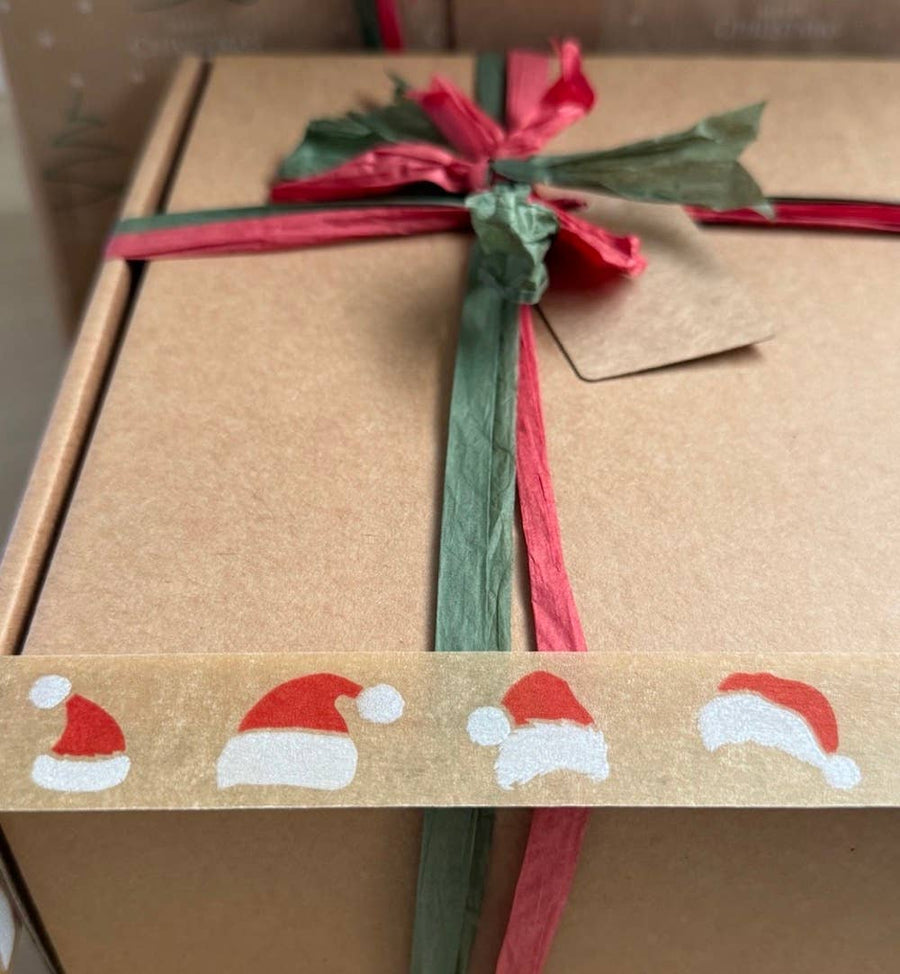 Colourful Festive Biodegradable Paper Tape 24mm x 50m