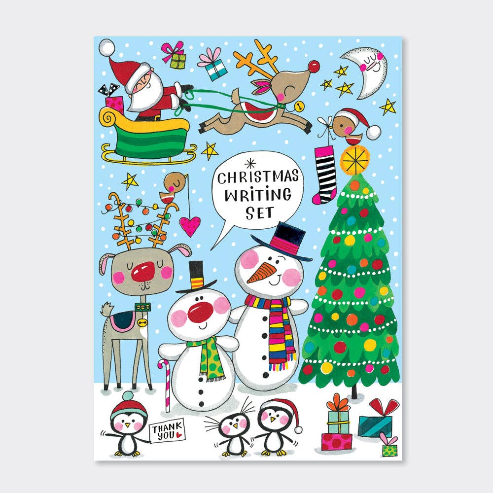 Christmas Letter Writing Set – Paper, Envelopes & Stickers