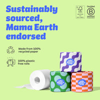 Classic Recycled Toilet Roll | Double Length 4 Pack