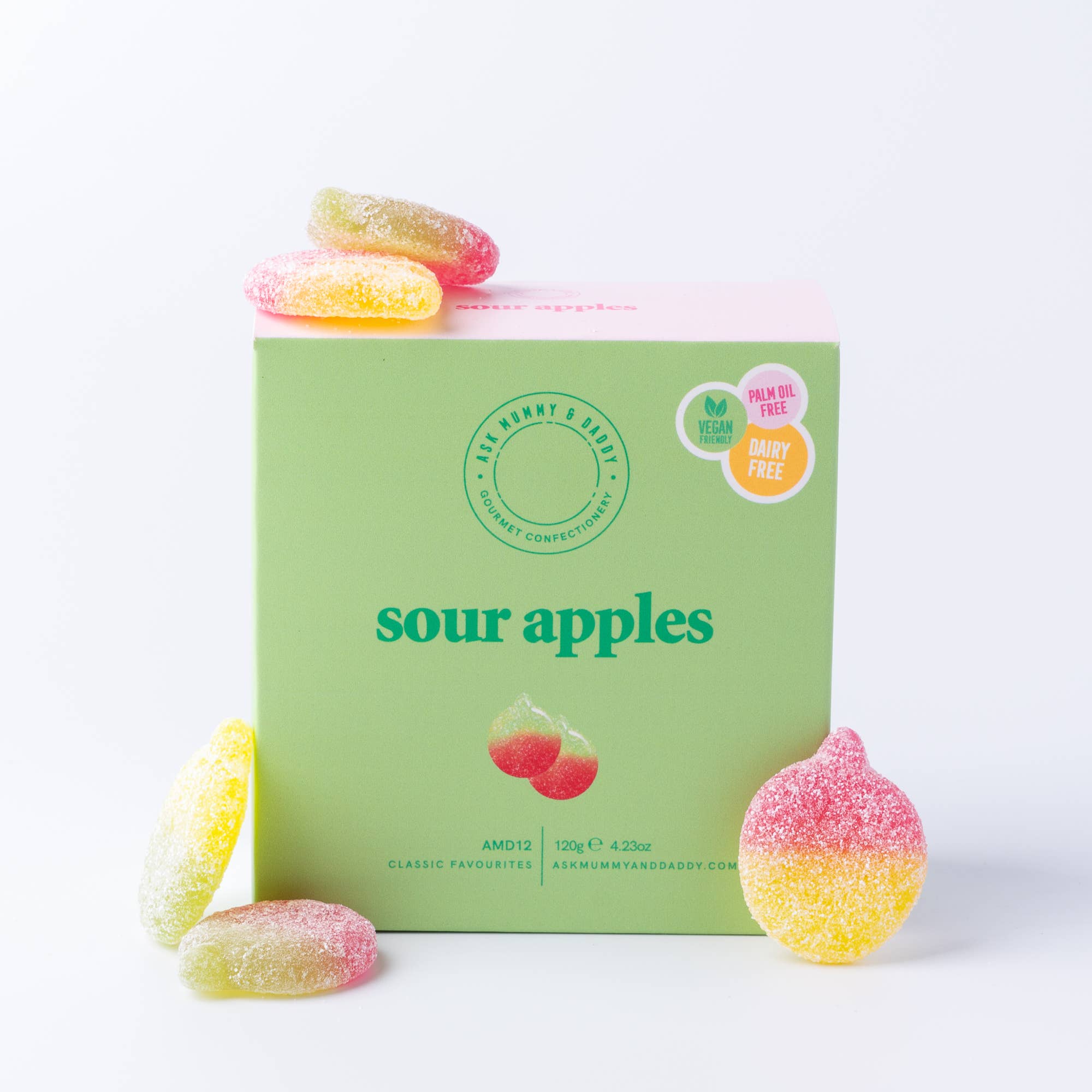 Ask Mummy & Daddy Sour Apples Gift Box – Sour Apple Flavoured Sweets
