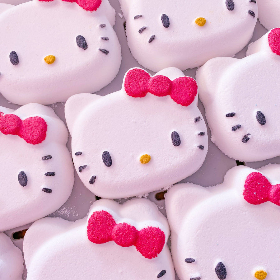 Cute Kitty Bath Bomb – Strawberry Melon Scent, Vegan & Cruelty Free