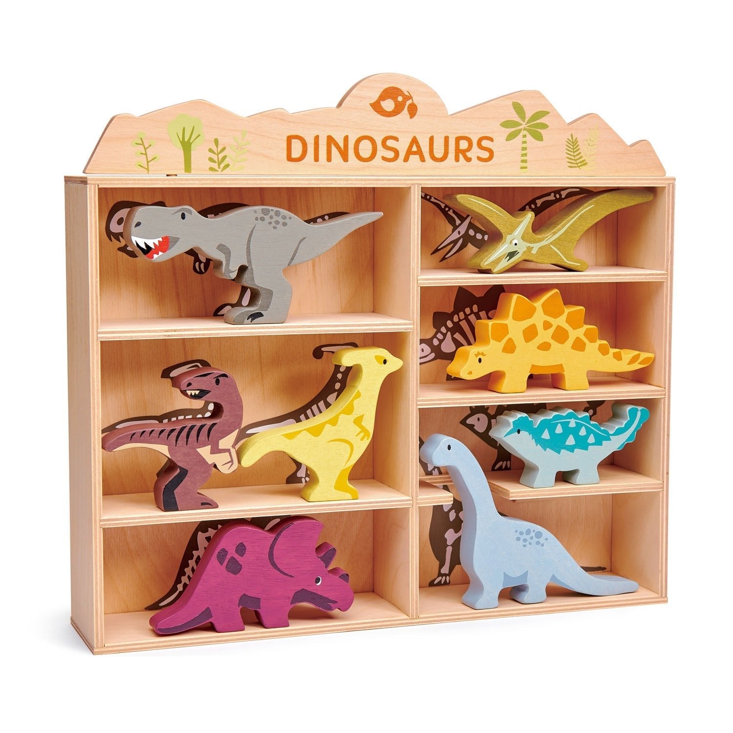 8 Dinosaurs Shelf Set - REGN