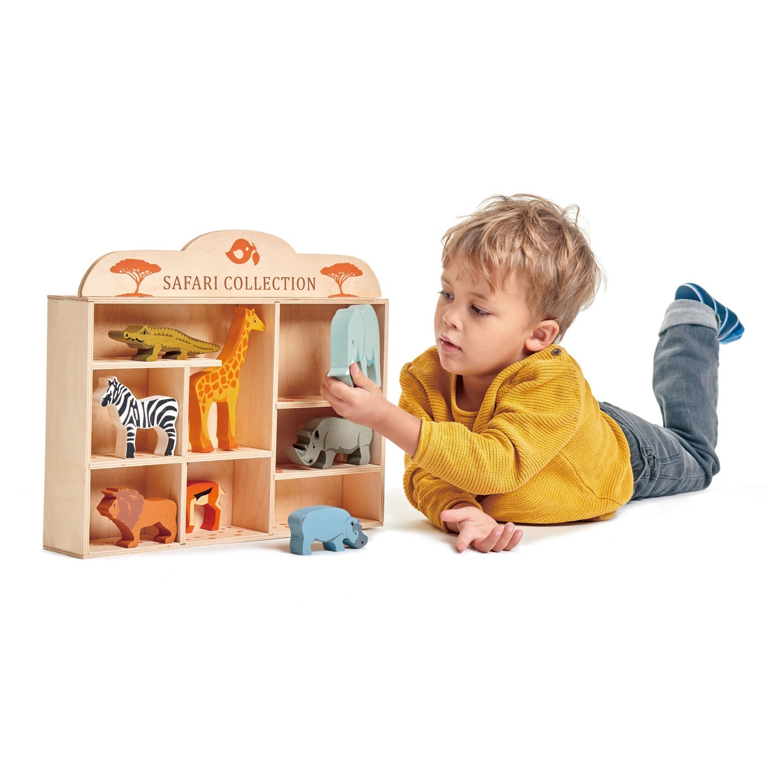 8 Safari Animals Shelf Set - REGN