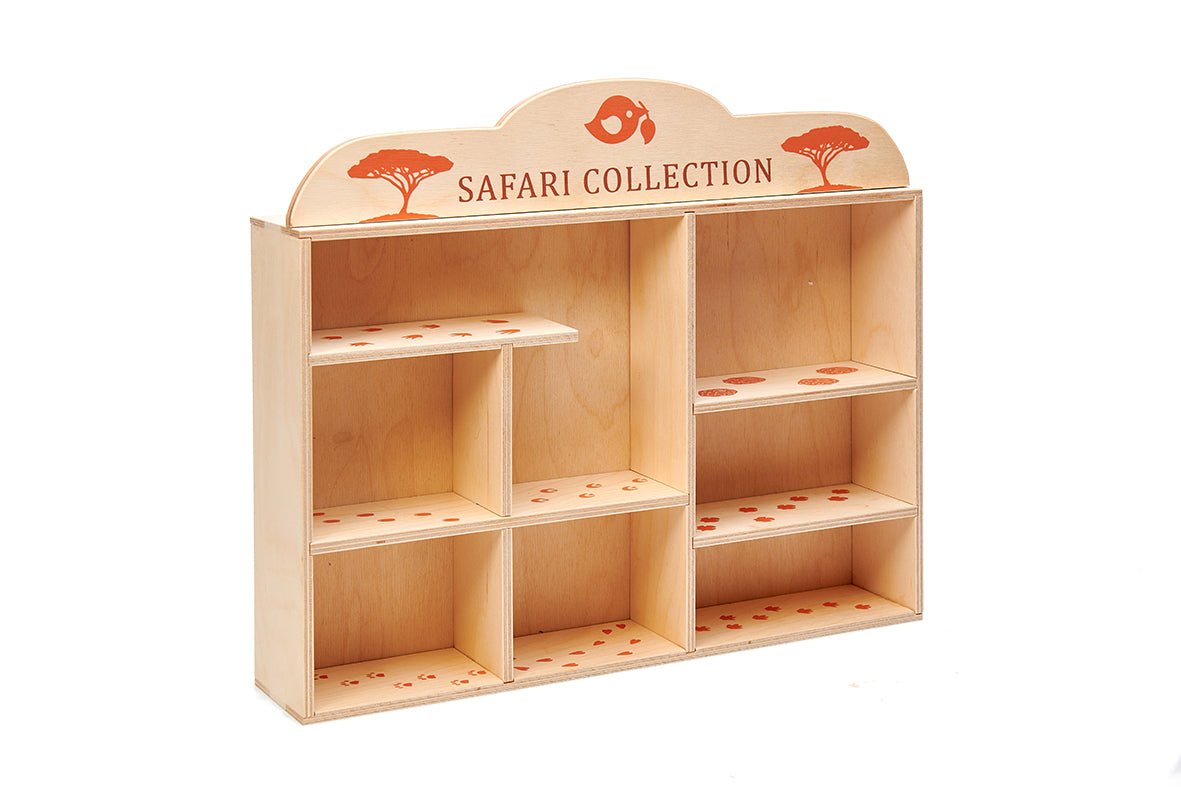 8 Safari Animals Shelf Set - REGN