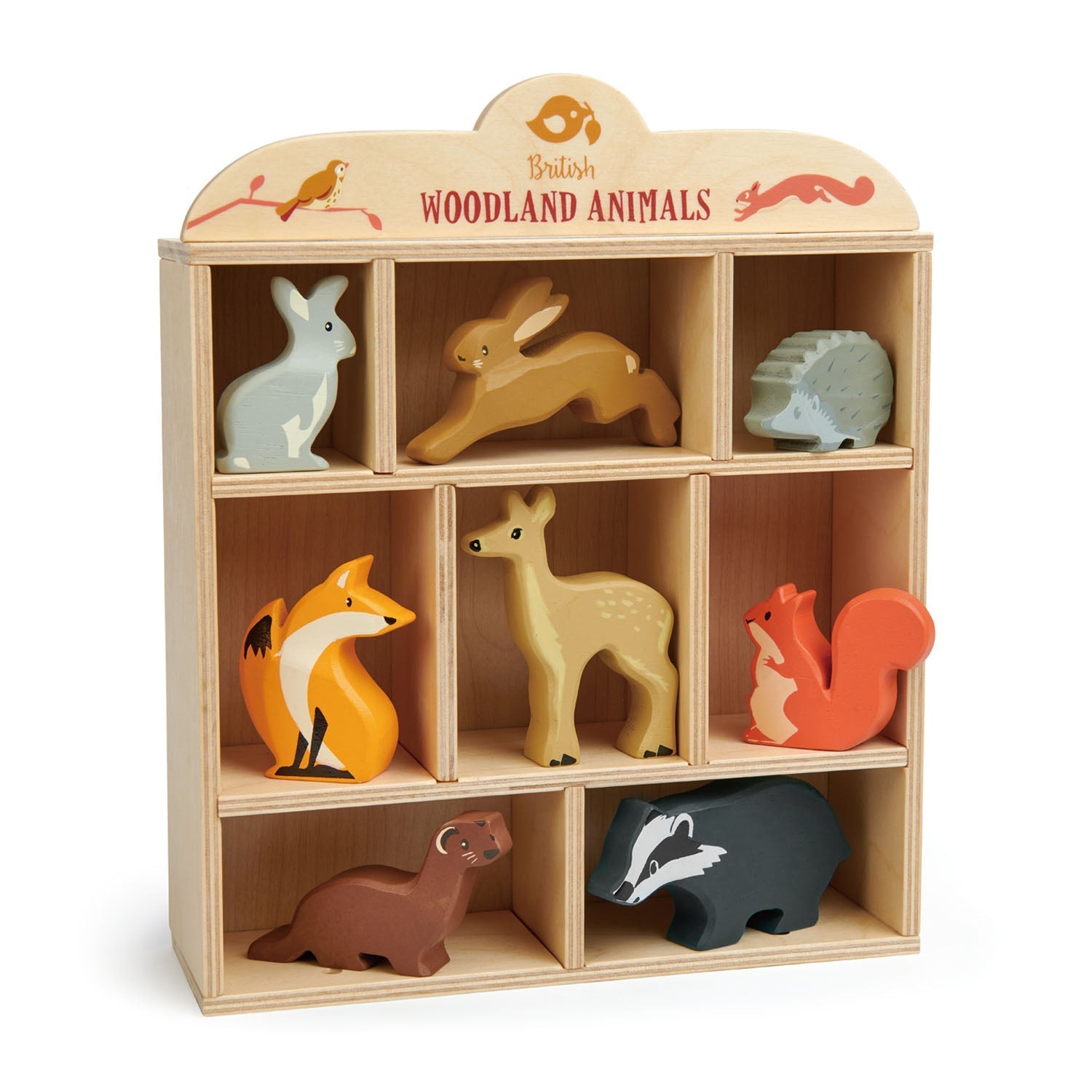 8 Woodland Animals Shelf Set - REGN