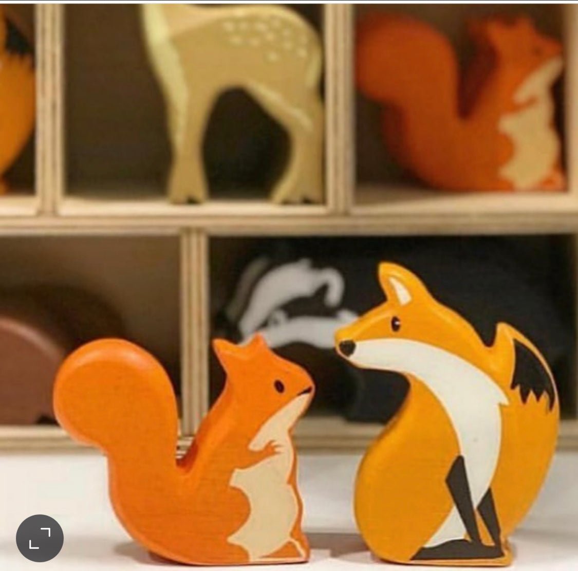 8 Woodland Animals Shelf Set - REGN
