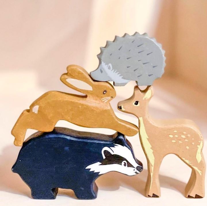 8 Woodland Animals Shelf Set - REGN