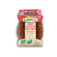 LoofCo Mini Scrub Brush – Natural Coconut Coir Fibre Cleaning Brush