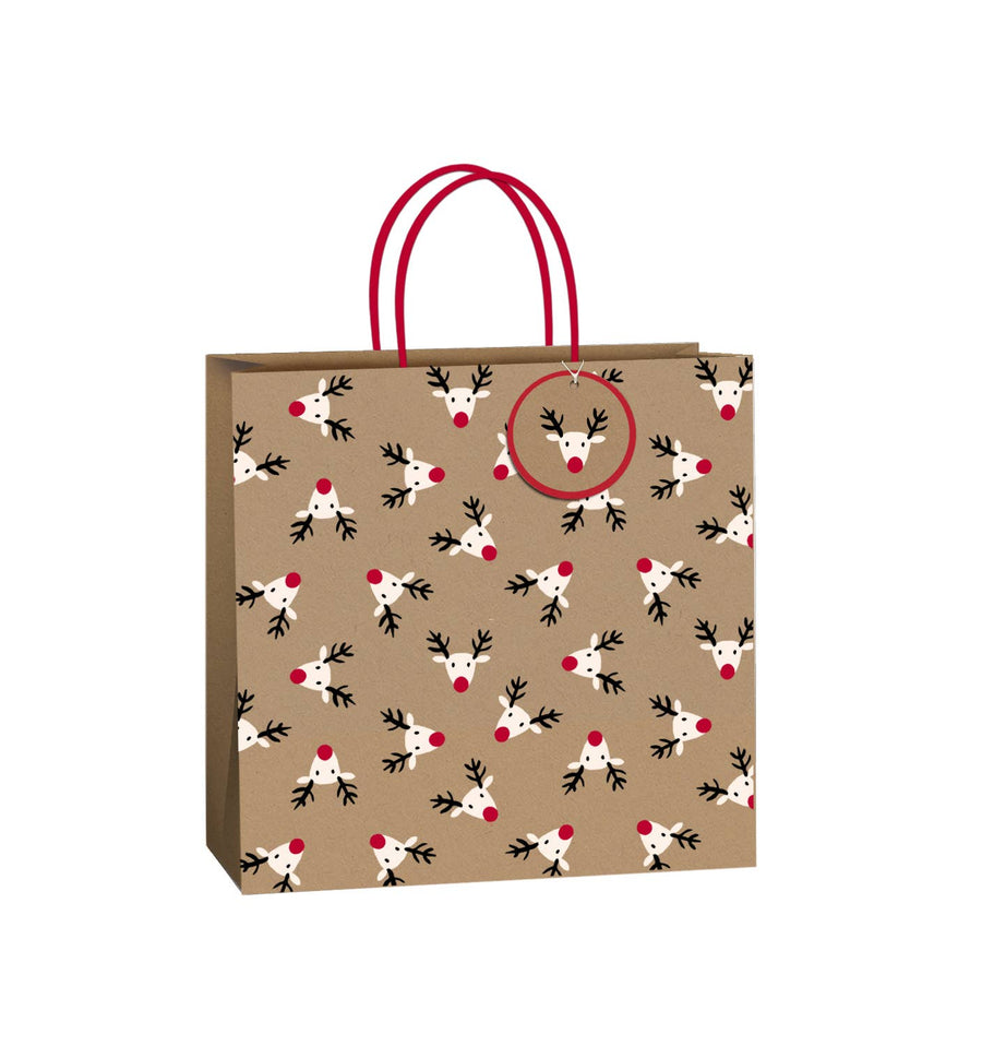 Festive Friends Christmas Gift Bags – Eco-Friendly FSC™ Kraft Packaging