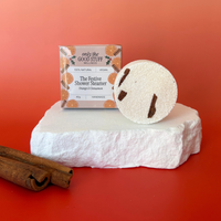 Festive Shower Steamer with Orange & Cinnamon Essential Oils