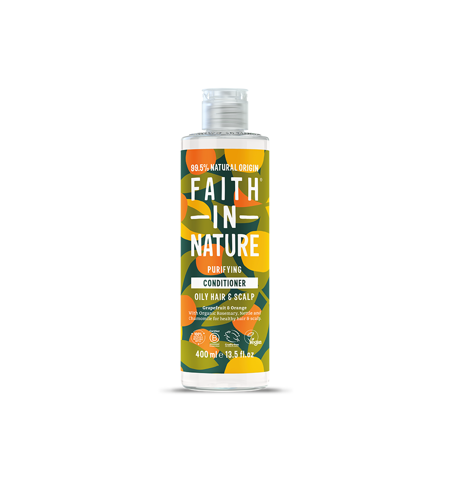 Grapefruit & Orange Conditioner 400ml – 99.5% Natural Origin for Oily Hair