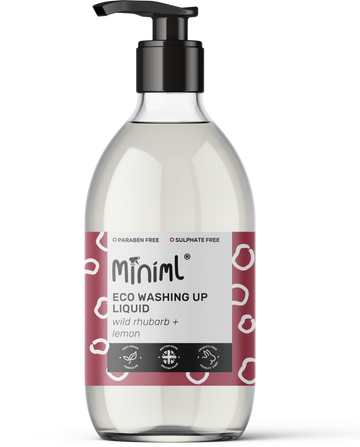 Rhubarb & Lemon Washing Up Liquid – 500ml Glass Bottle