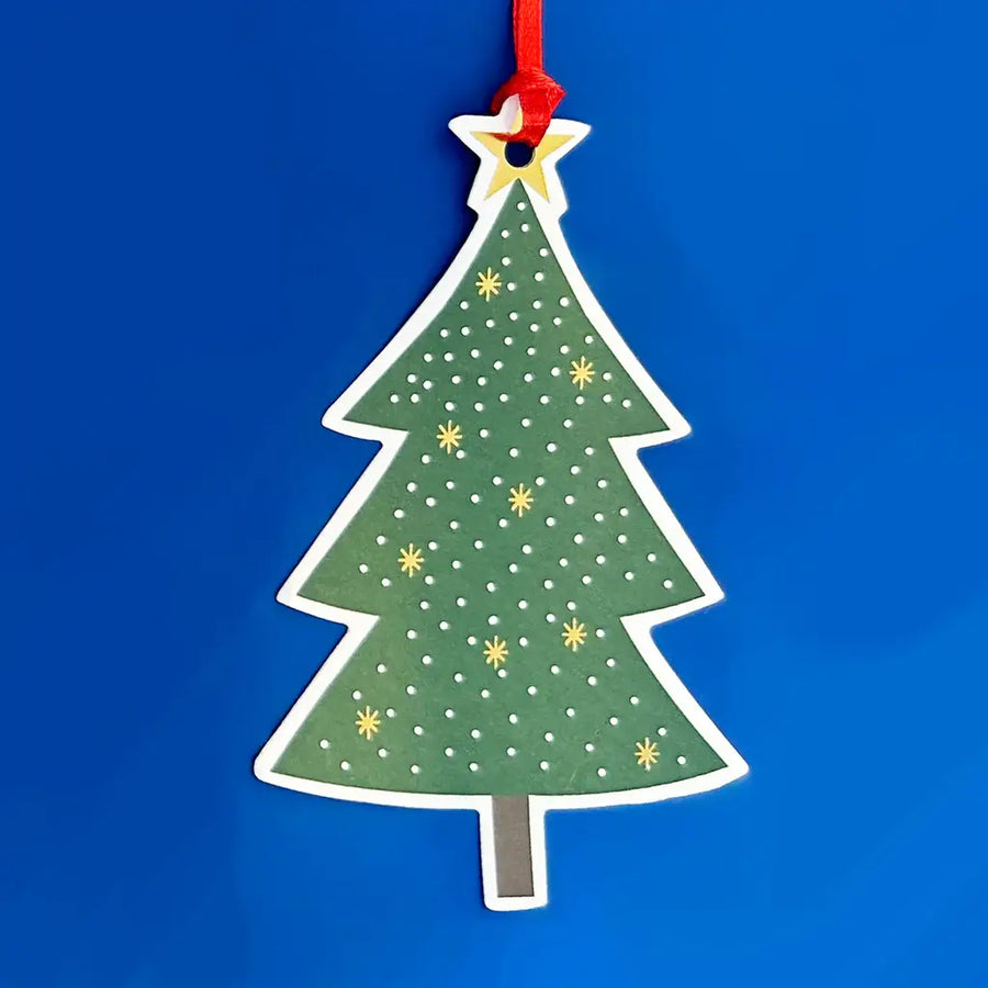 Christmas Tree Gift Tags – Pack of 4 by Rachel Ellen Designs
