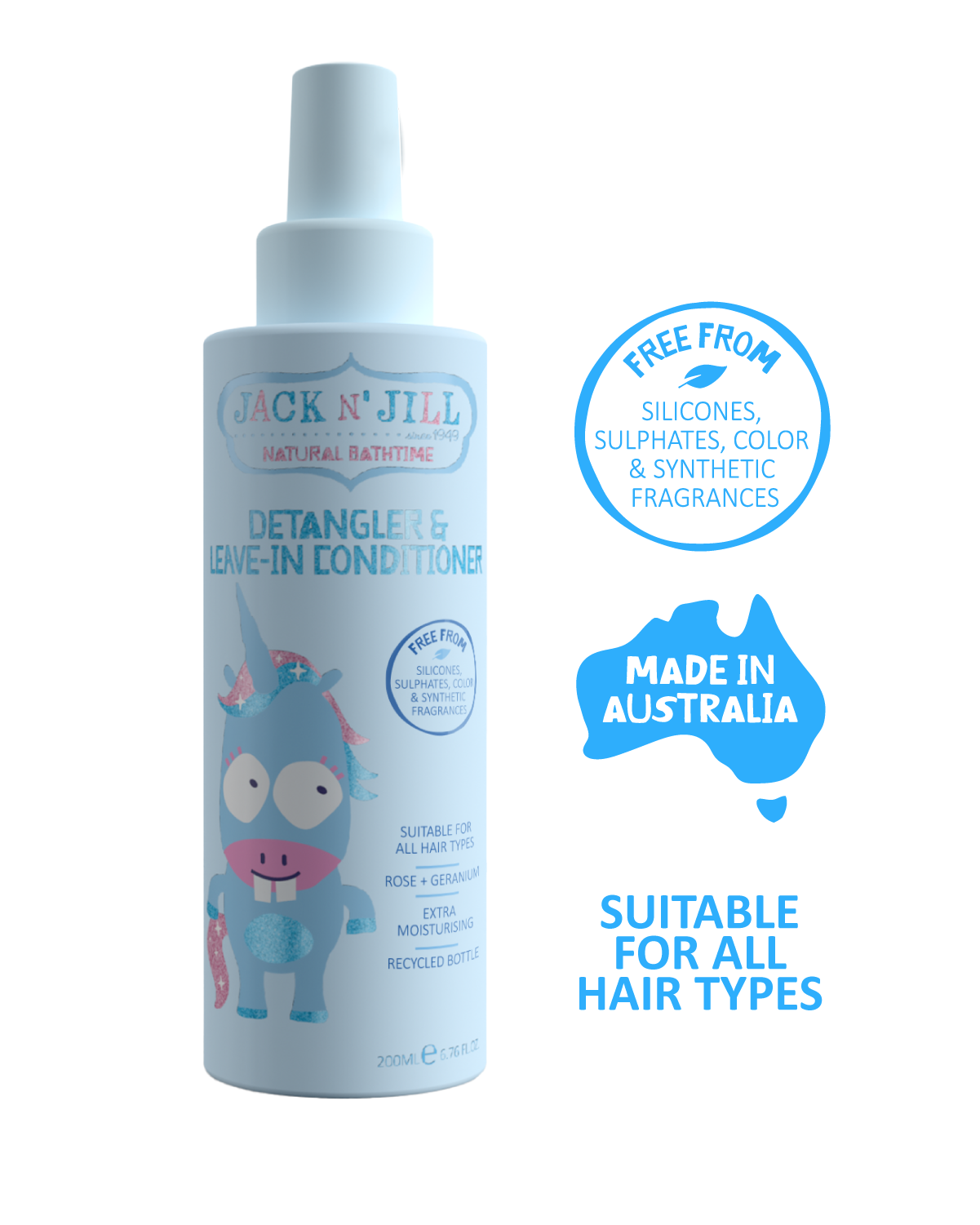 Jack N’ Jill Kids Detangler & Leave-In Conditioner Spray