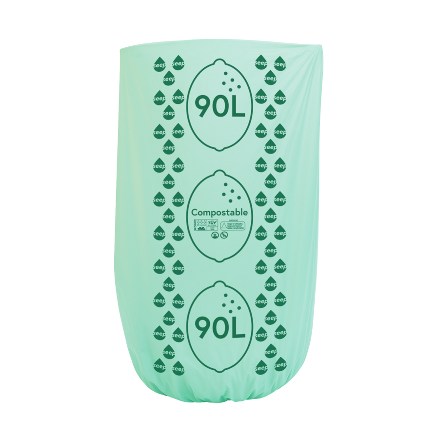 90L Compostable Garden Waste Bags – 10 Bags Per Roll, Plastic-Free