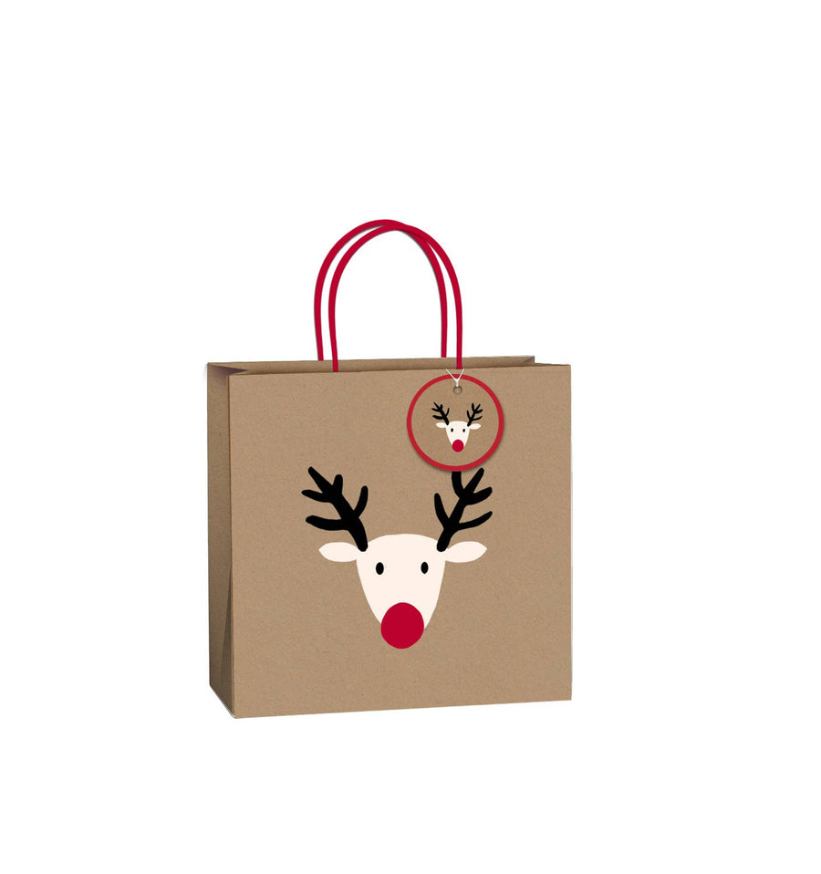 Festive Friends Christmas Gift Bags – Eco-Friendly FSC™ Kraft Packaging