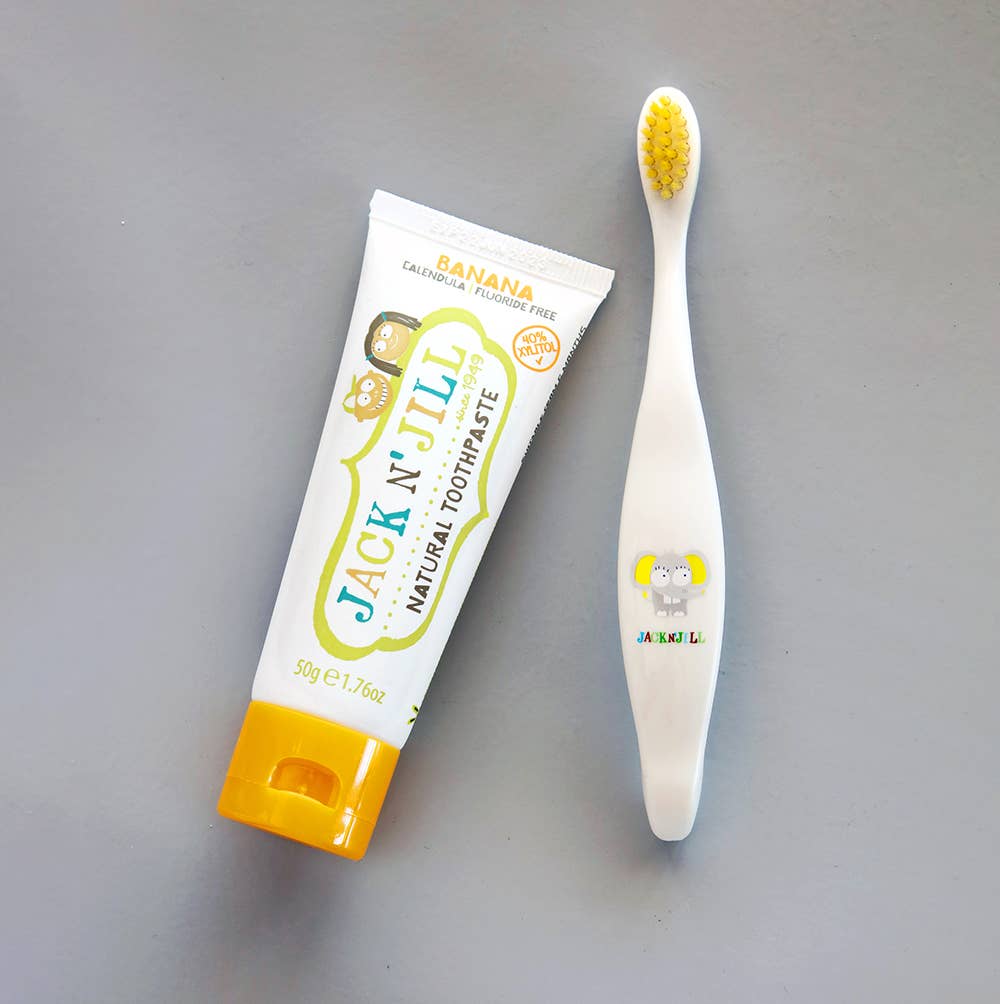 Jack N’ Jill Natural Banana Toothpaste for Kids 50g