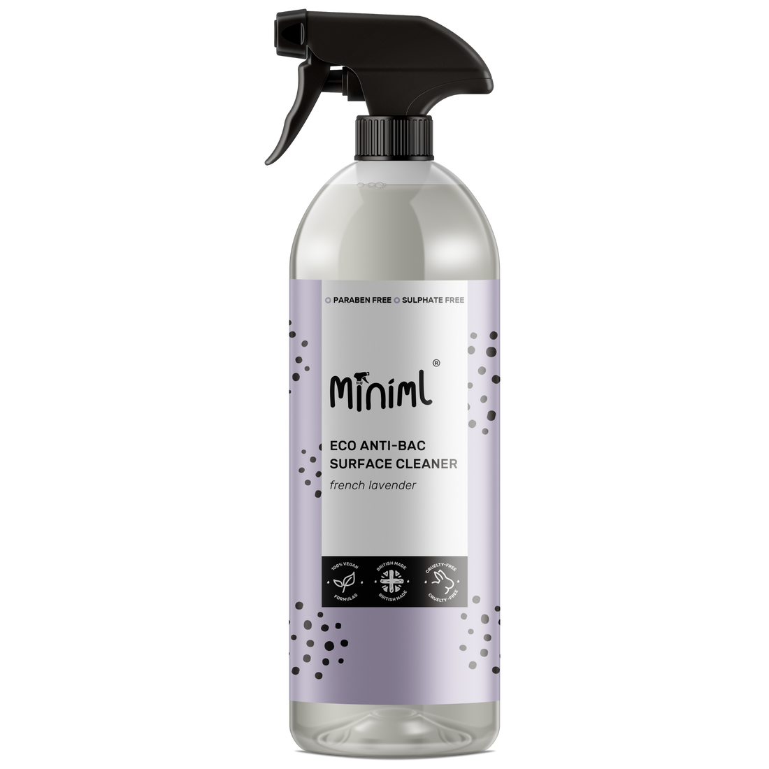 Lavender Anti-Bac Surface Cleaner – 750ml Food-Safe Disinfectant Spray