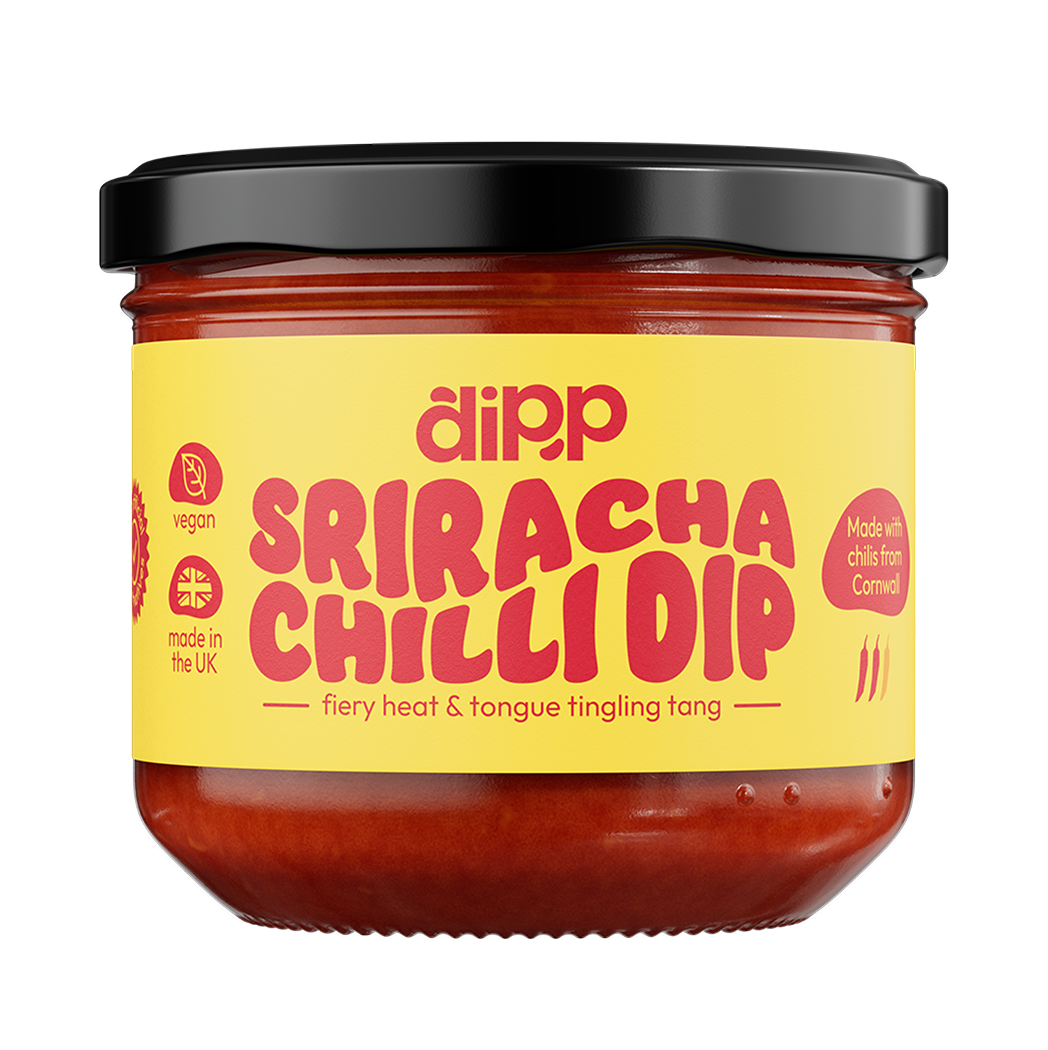 Dipp Spicy Sriracha Chilli Dip 350g – Hot Chilli Dip with No Artificial Preservatives