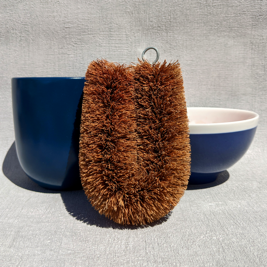 LoofCo Washing-Up Brush – Natural Coconut Fibre Dish Brush
