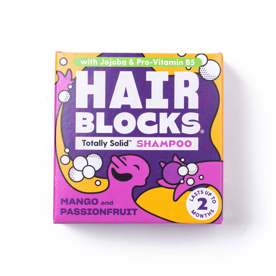 Hair Blocks Solid Shampoo - Mango & Passionfruit