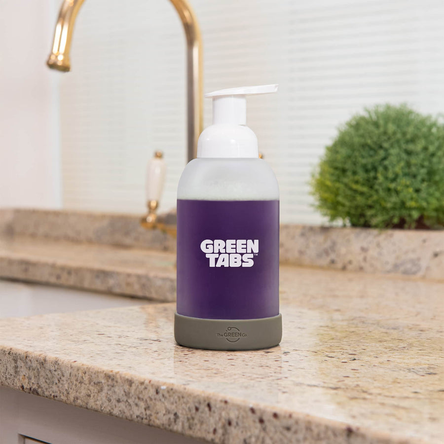 Foaming Hand Soap GreenTabs™ Starter Kit – Refillable Glass Bottle