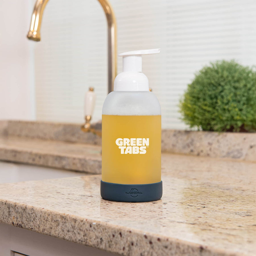 Foaming Hand Soap GreenTabs™ Starter Kit – Refillable Glass Bottle