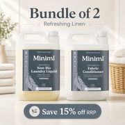Miniml Refreshing Linen 5L Laundry Bundle – Laundry Liquid & Fabric Conditioner