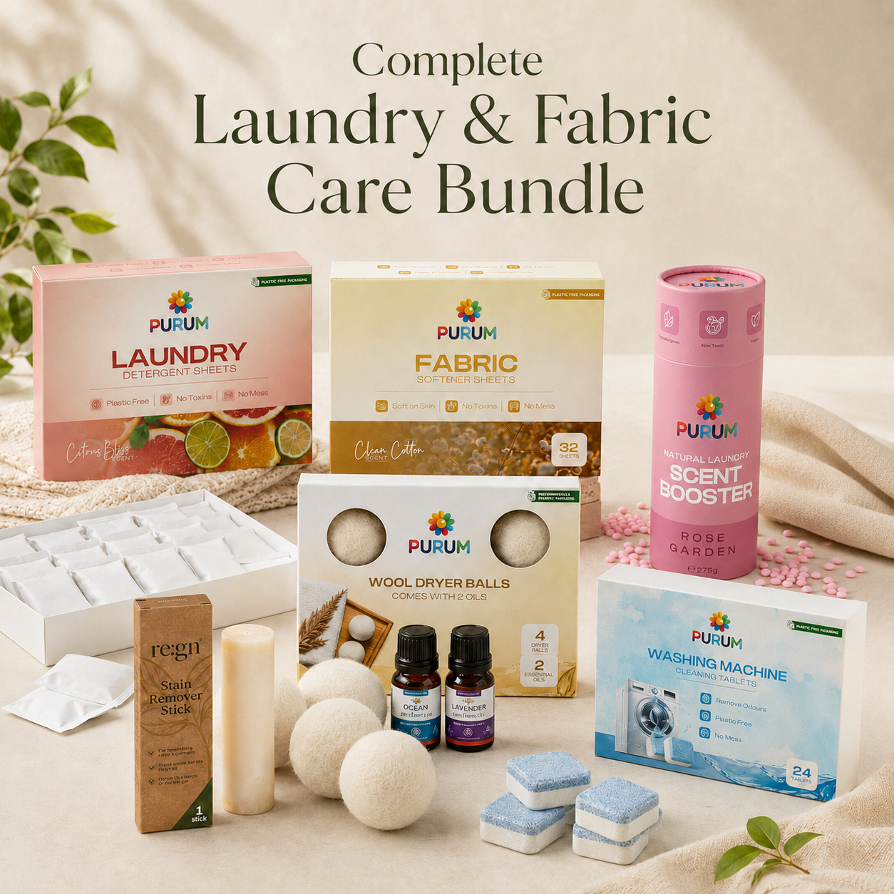 Complete Laundry & Fabric Care Collection Bundle