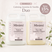 Miniml Wild Jasmine + Vanilla Laundry Liquid & Fabric Conditioner Bundle