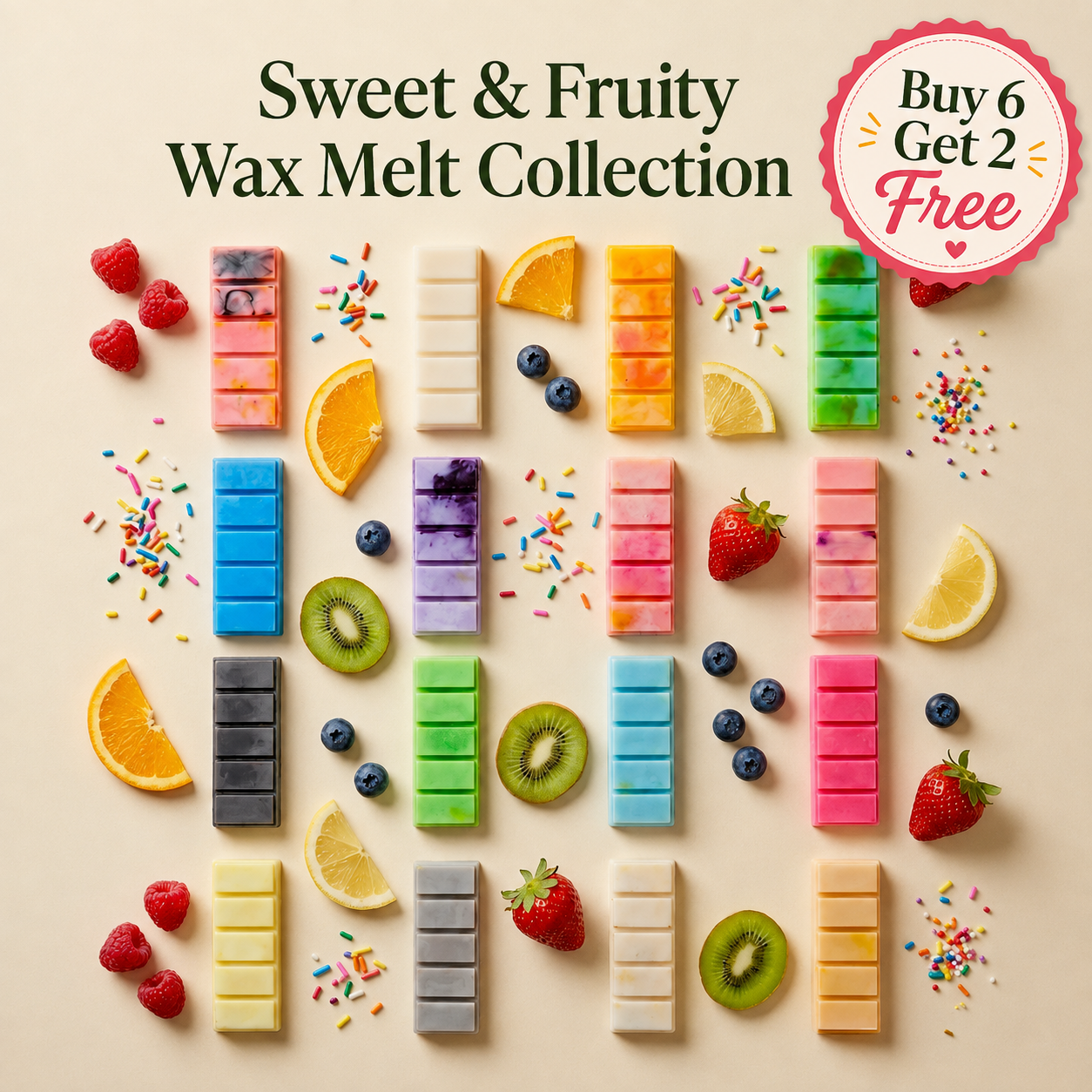 Soy Wax Melt Snap Bars