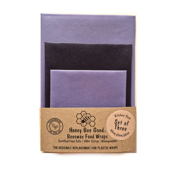 Beeswax Food Wraps Earth Tones Set of 3 | Plum Design