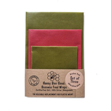 Beeswax Food Wraps Earth Tones Set of 3 | Sage Design