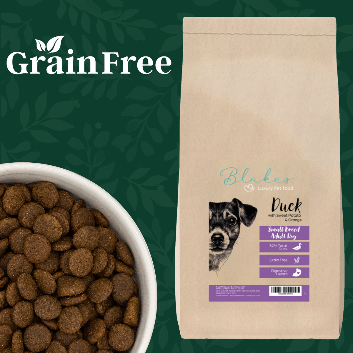Blakes - Small Breed - Grain Free Complete Dog Food
