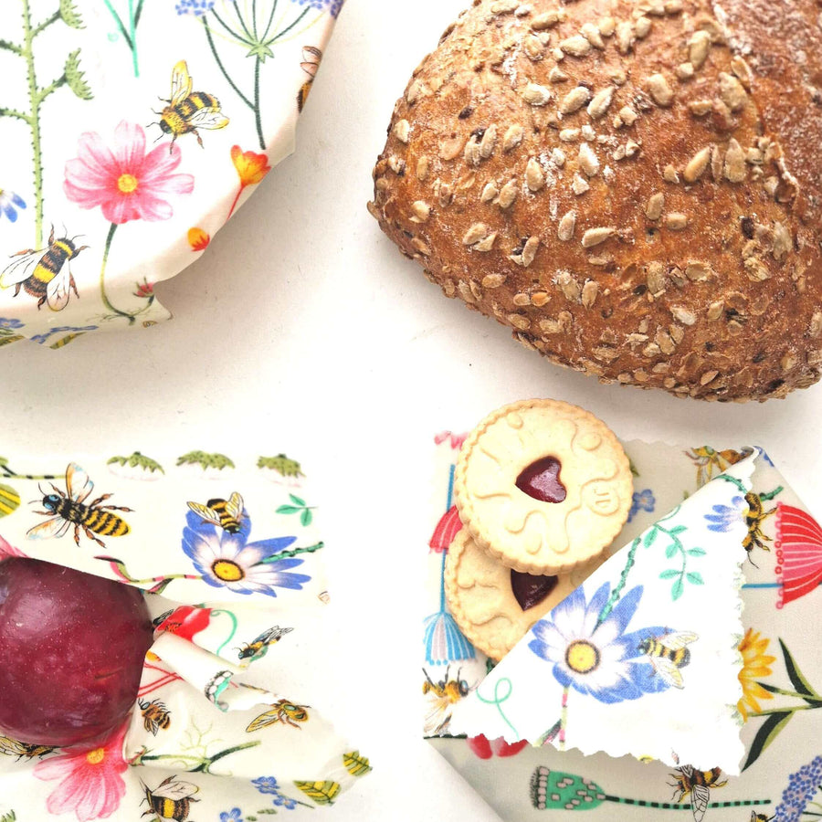 Beeswax Food Wraps Classic Set of 3 | Garden Design