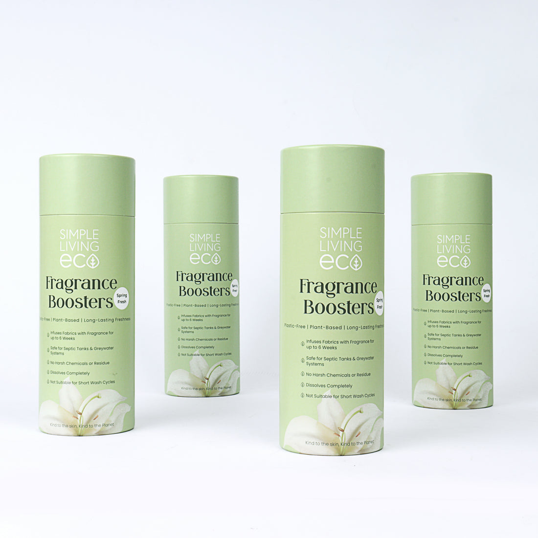UK Made Plant-Based Fragrance Booster Beads for Laundry – Spring Fresh & Coconut - Buy One Get One Half Price!