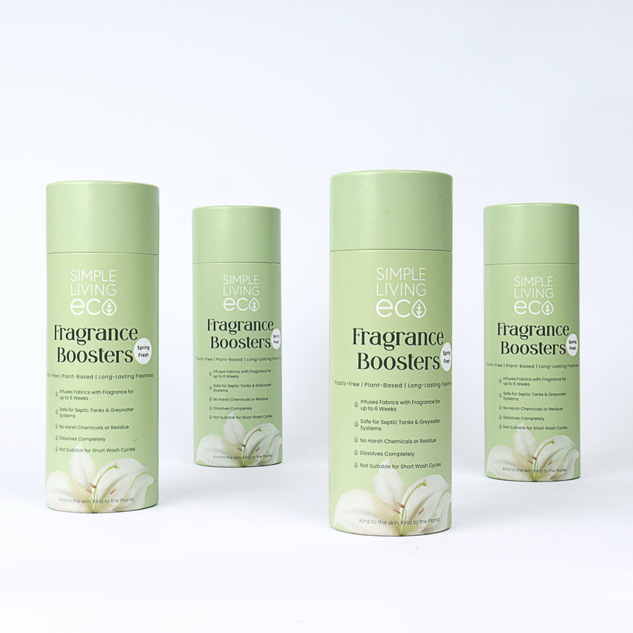 UK Made Plant-Based Fragrance Booster Beads for Laundry – Spring Fresh & Coconut - Buy One Get One Half Price!