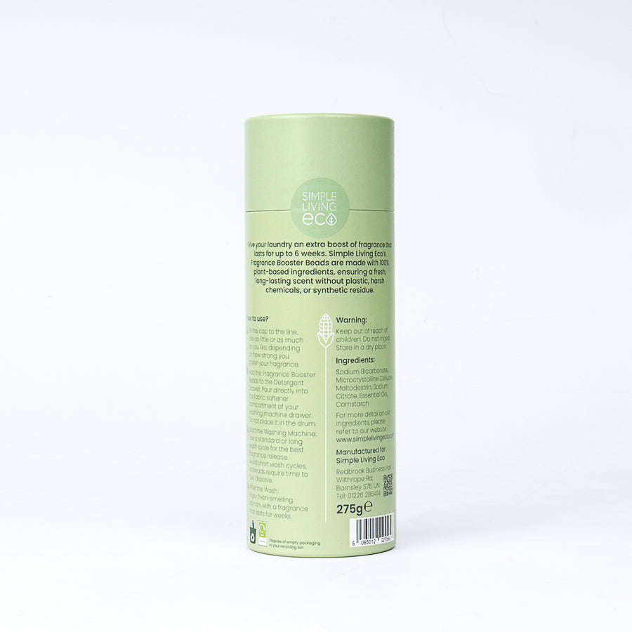 UK Made Plant-Based Fragrance Booster Beads for Laundry – Spring Fresh & Coconut - Buy One Get One Half Price!